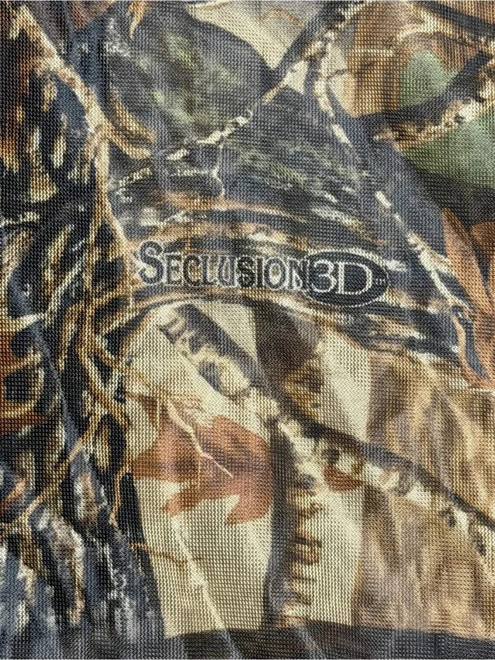 Cabela’s Vintage Seclusion 3D Camo Mesh Hunting Jacket Men’s L Hooded 1/2 Zip